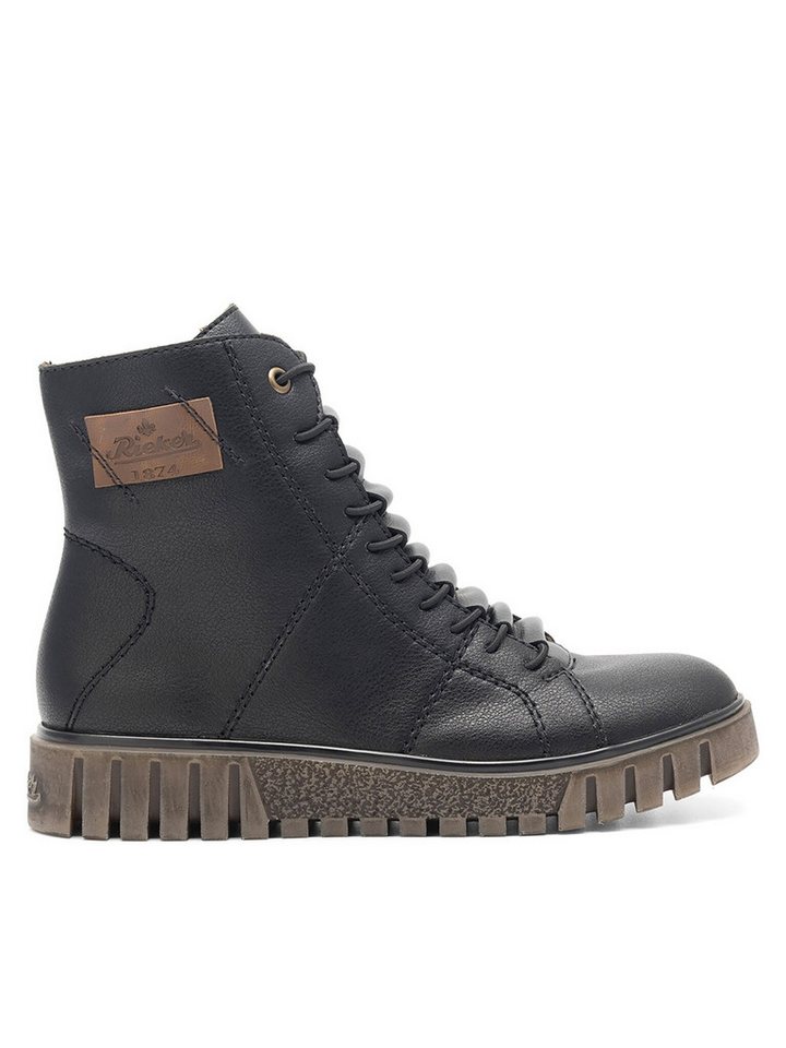 Rieker Stiefeletten Damen Y3421-00 Schwarz Stiefelette