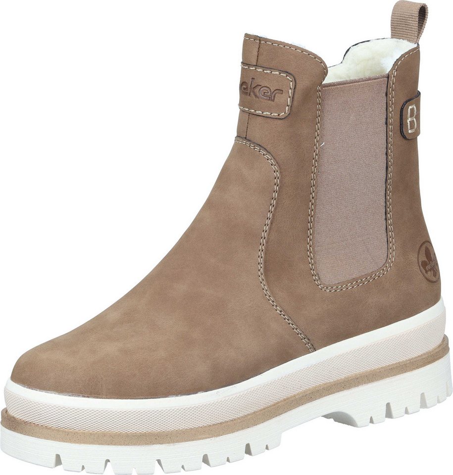 Rieker Stiefeletten Stiefelette aus strapazierfähigem Synthetik