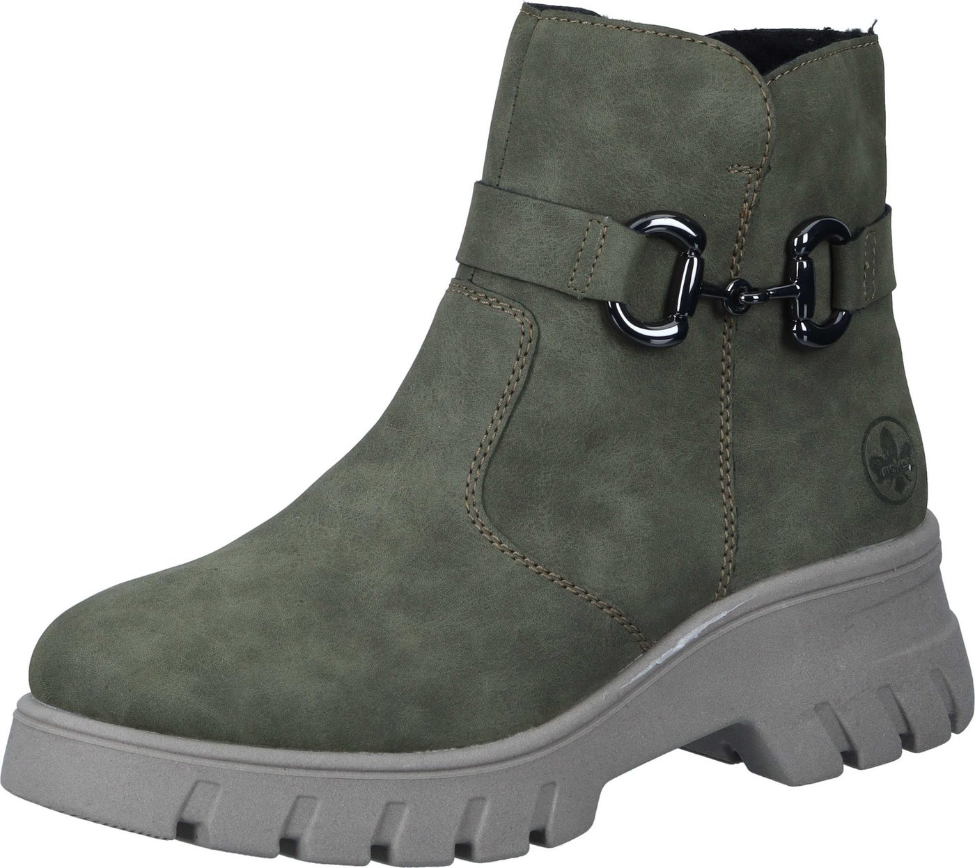 Rieker Stiefeletten Stiefelette aus strapazierfähigem Synthetik