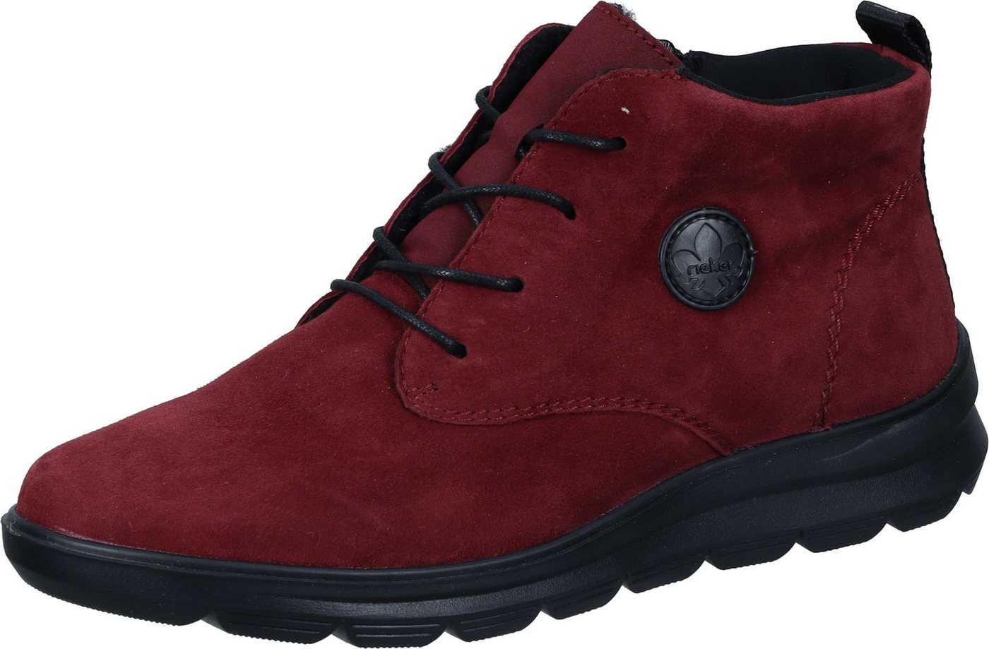 Rieker Stiefeletten Stiefelette aus Veloursleder
