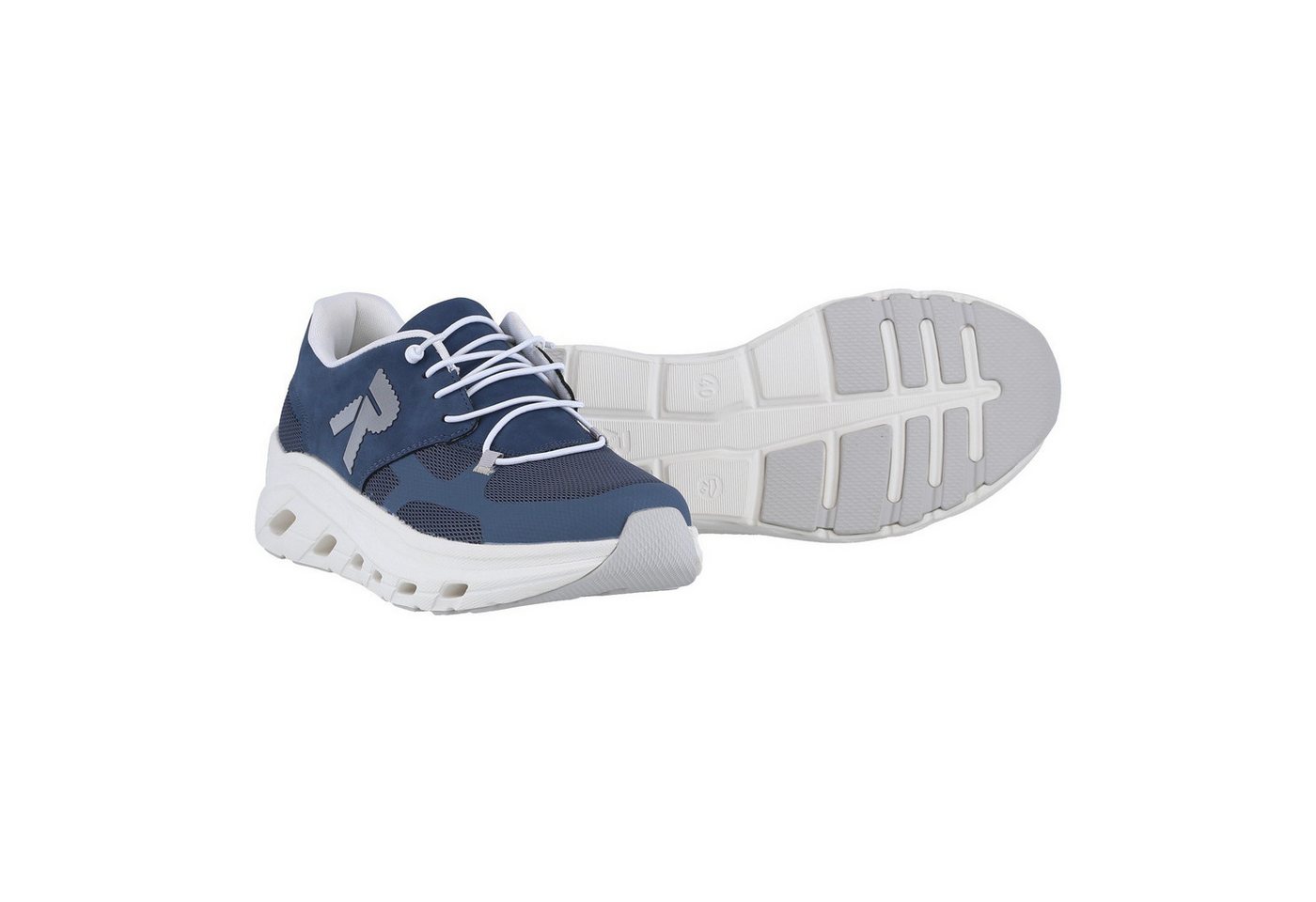 Rieker Stratfort W3500 blau Damen Sneaker