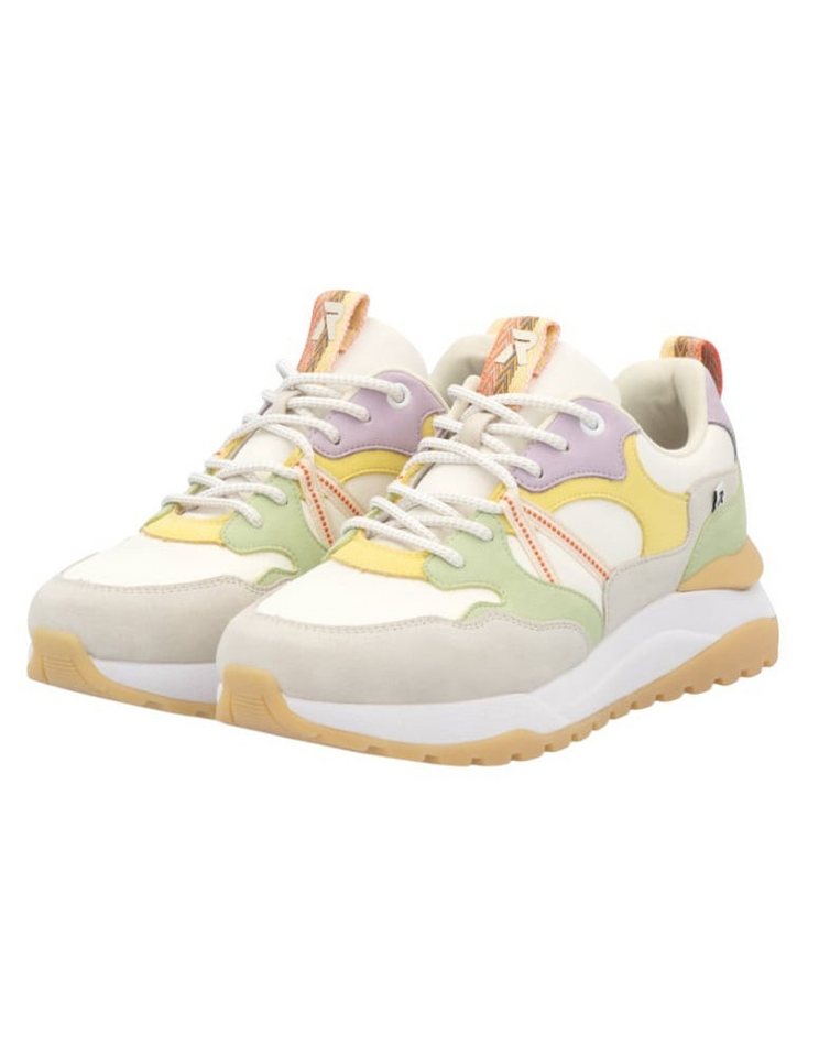 Rieker (Textil) W2501 weiss/bunt Damen Sneaker