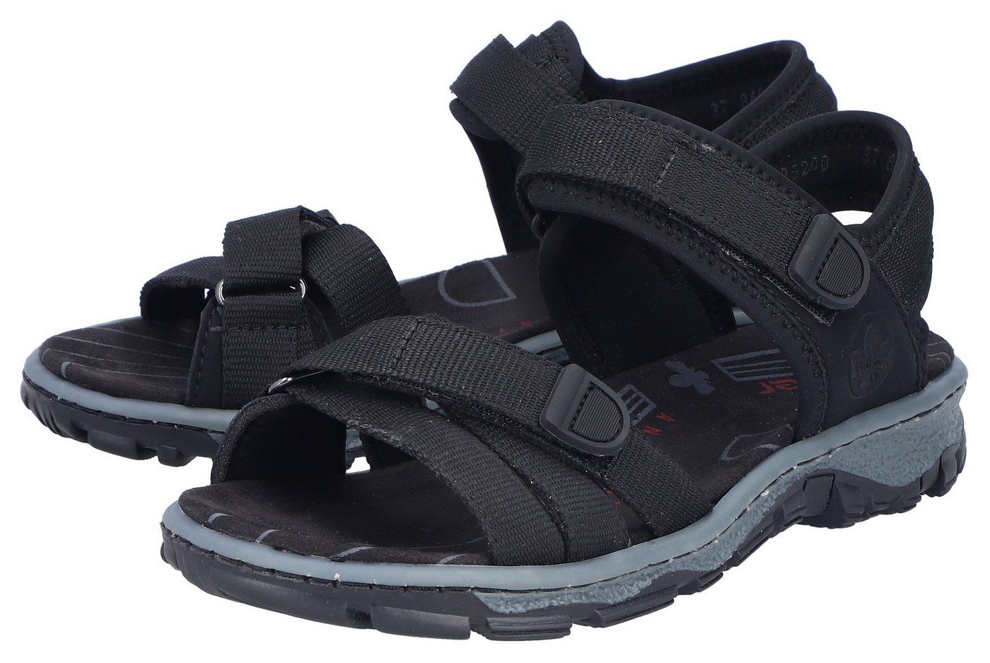 Rieker Trekkingsandale Trekkingschuh, Outdoorsandale, Sommerschuh mit Klettriemchen
