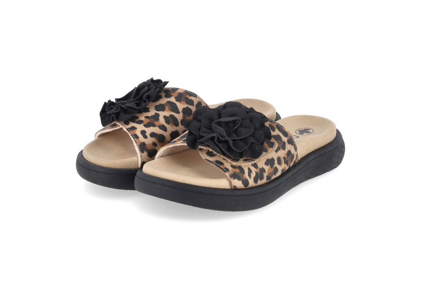 Rieker V1562-60 Damen Synthetik beige Pantolette