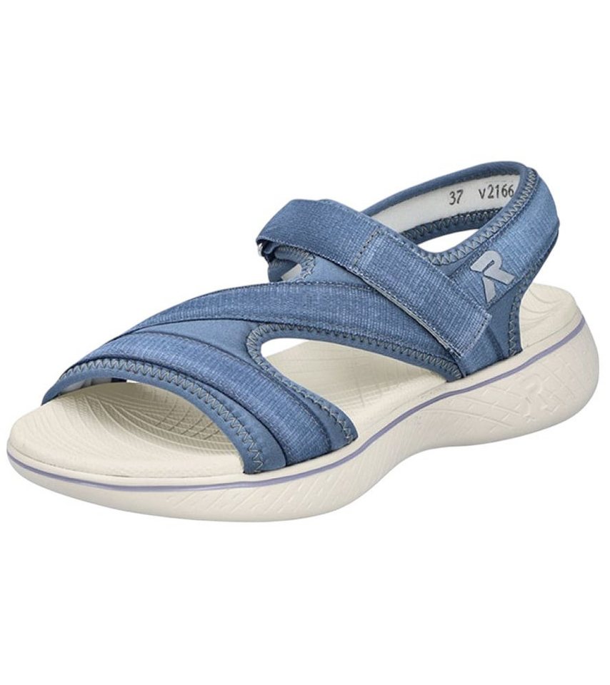 Rieker V2166 blau Damen Sandale