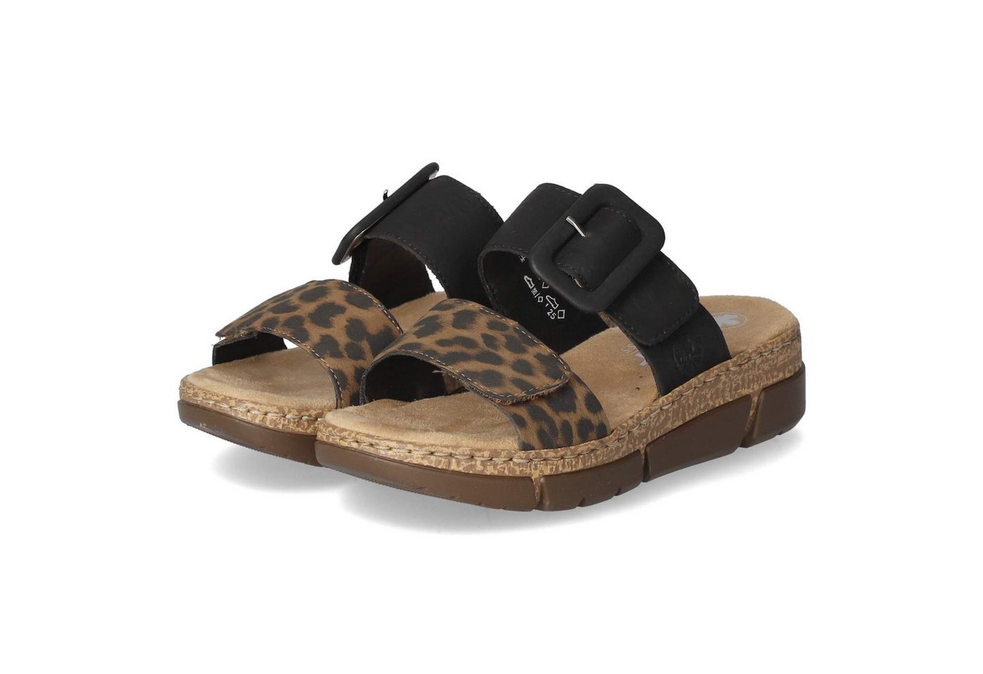 Rieker V2392-24 Damen Synthetik braun Pantolette