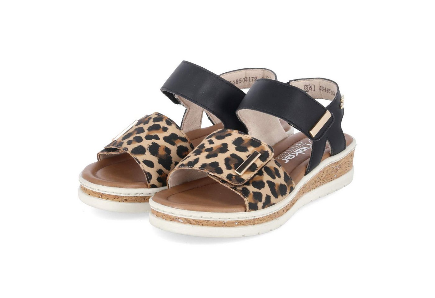 Rieker V4181-00 Damen Synthetik beige Sandalette