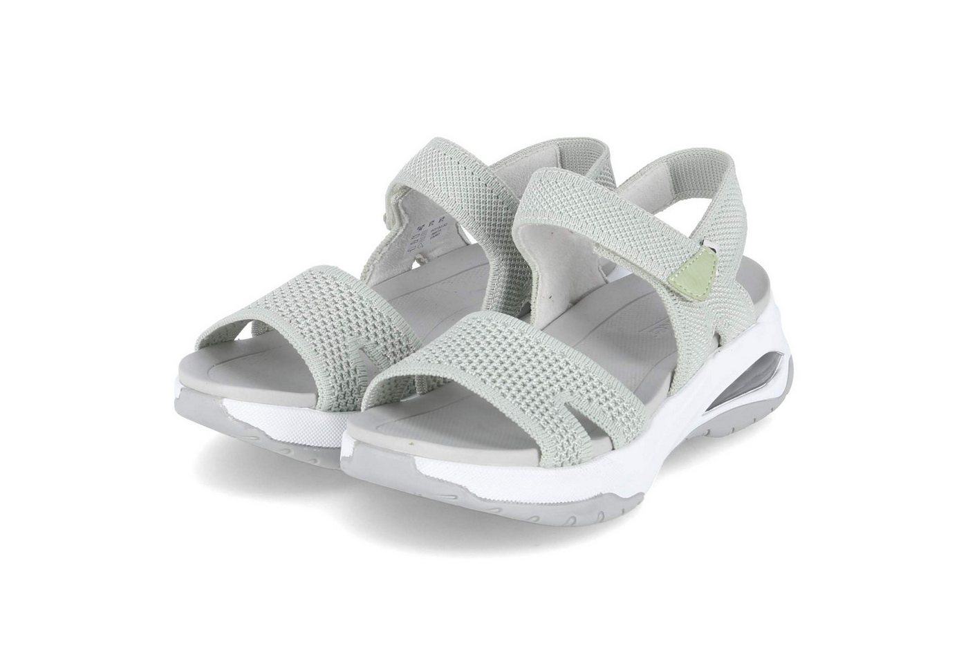 Rieker W3152-52 Damen Textil tuerkis Sandalette