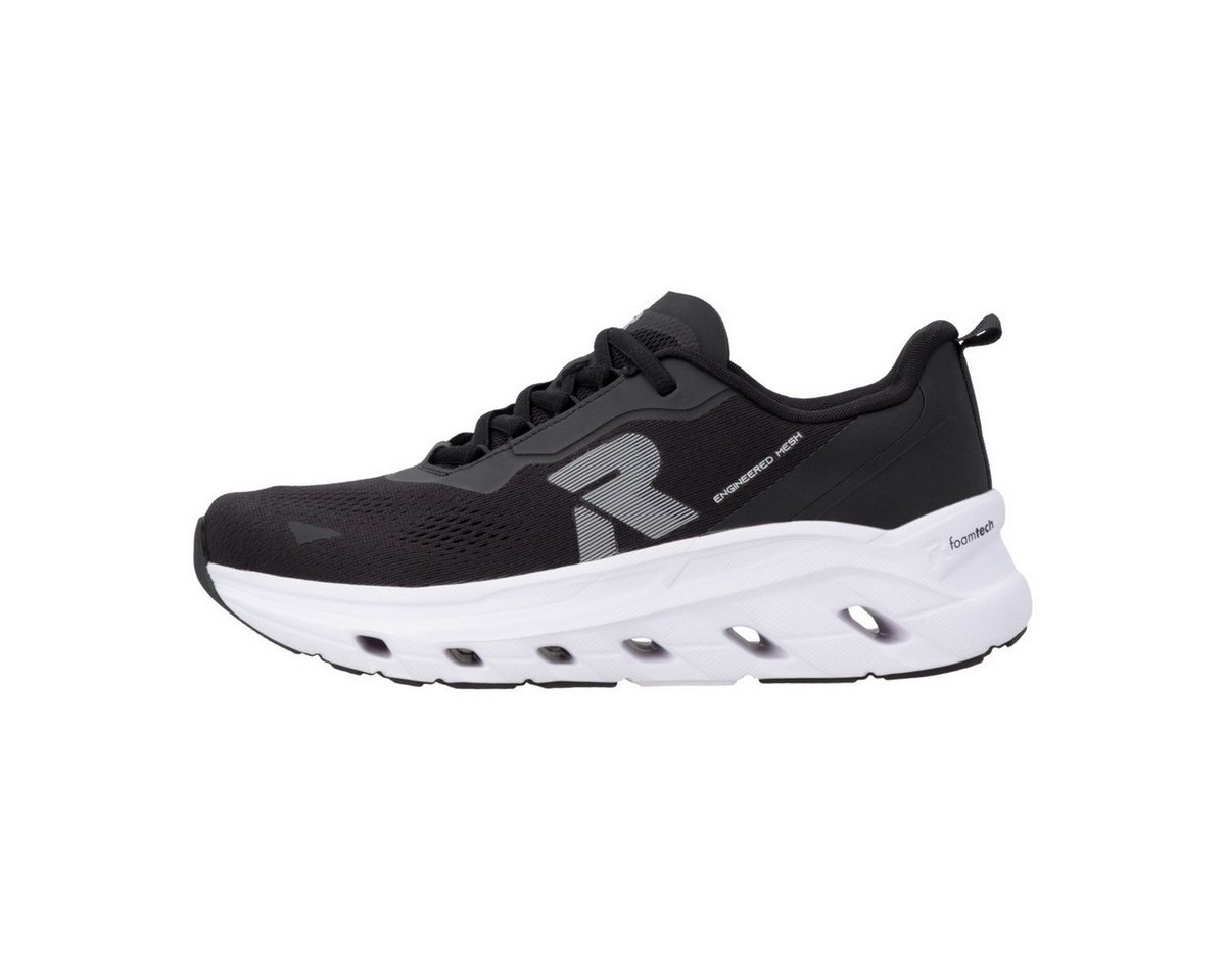 Rieker W3505 Damen Sneaker Turnschuhe, Sportschuhe, Freizeitschuhe, Halbschuhe, Schnürschuhe (schwarz)