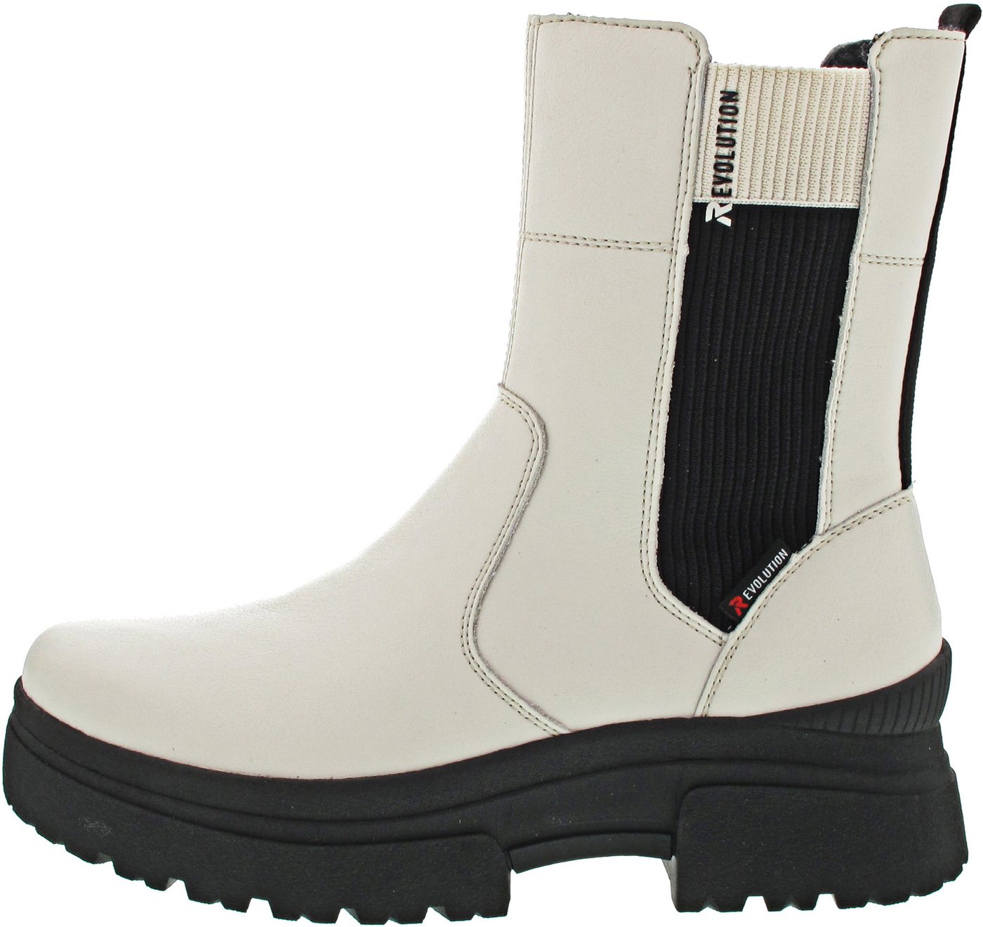 Rieker Westernstiefelette (schwarz/weiß)