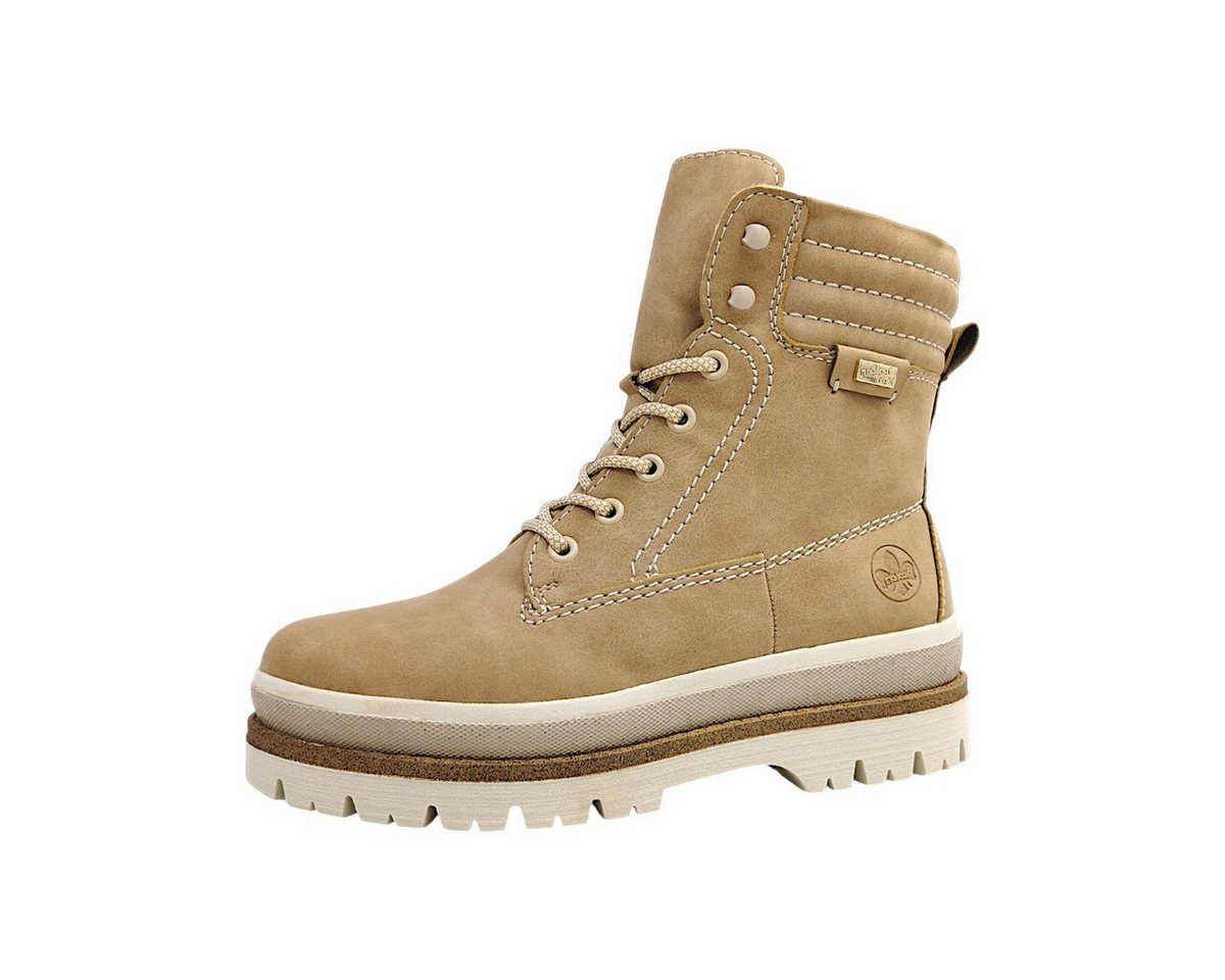 Rieker Schnürstiefel Schnürstiefelette (beige)