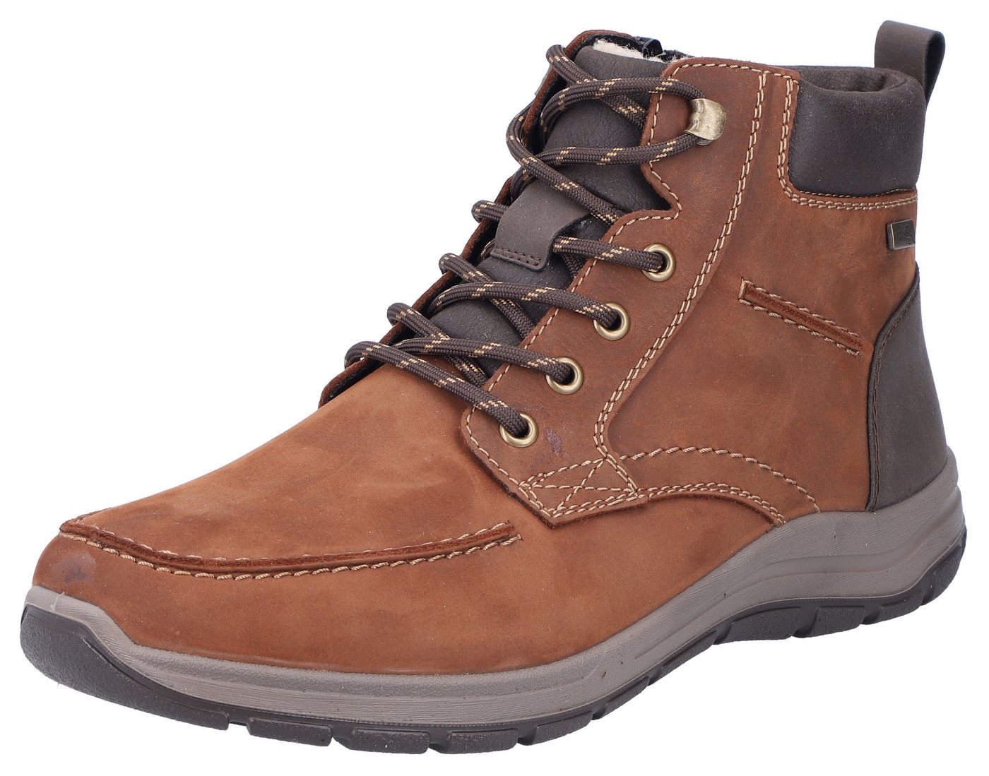 Rieker Winterboots Outdoorschuh, Schnürboots, Stiefelette mit riekerTEX-Membran (braun)