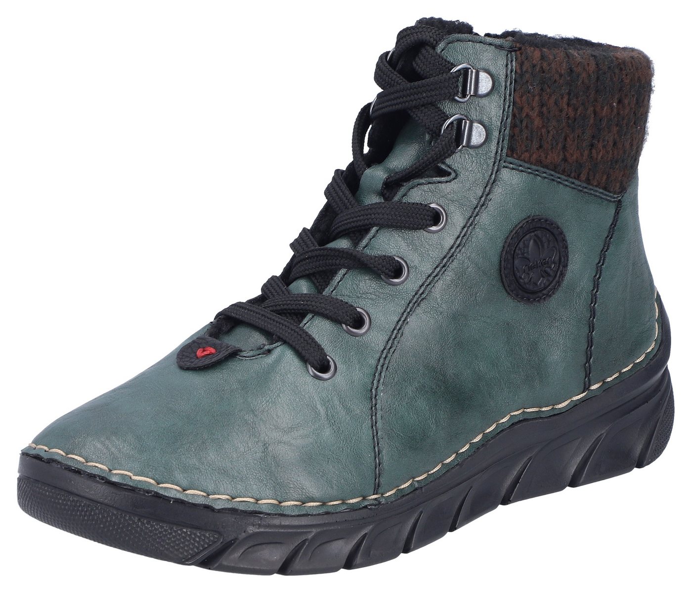 Rieker Winterboots Schnürboots, Stiefelette mit Innenreißverschluss
