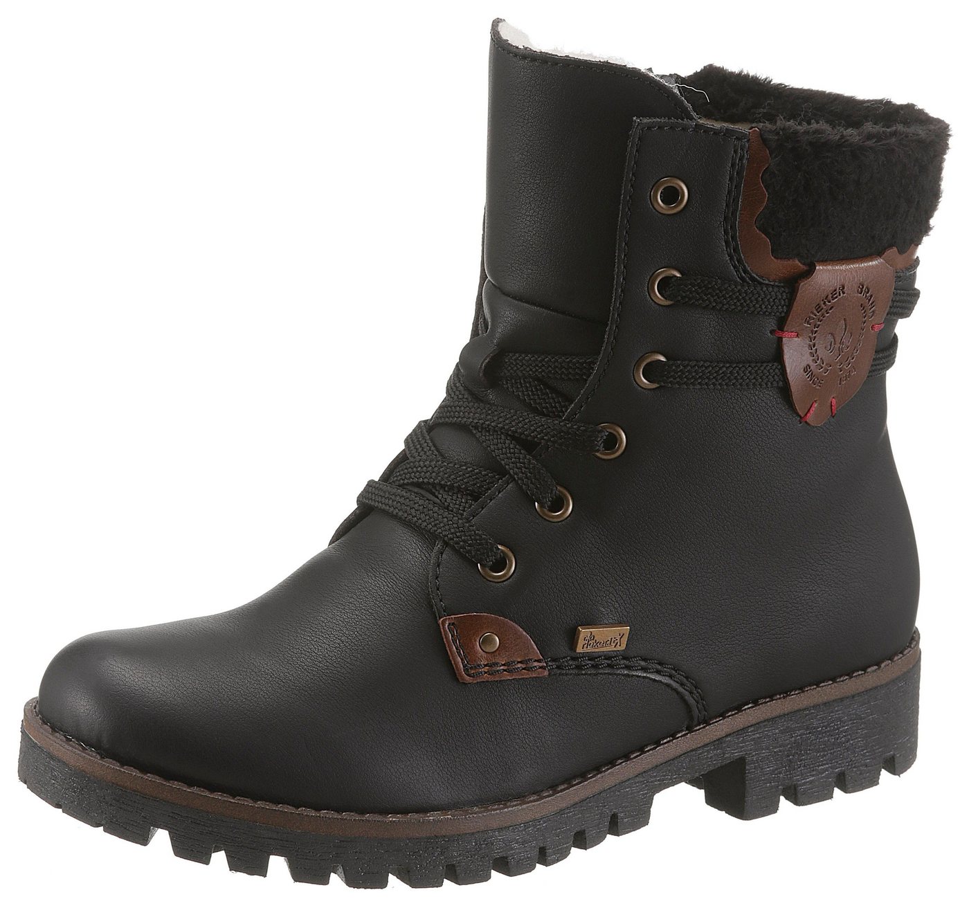 Rieker Winterboots, Winterstiefelette, Schnürstiefelette, Boots mit Tex-Ausstattung