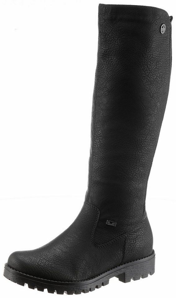 Rieker Winterstiefel, Langschaftstiefel, Winterstiefel im klassischen Look, TEX-Membran