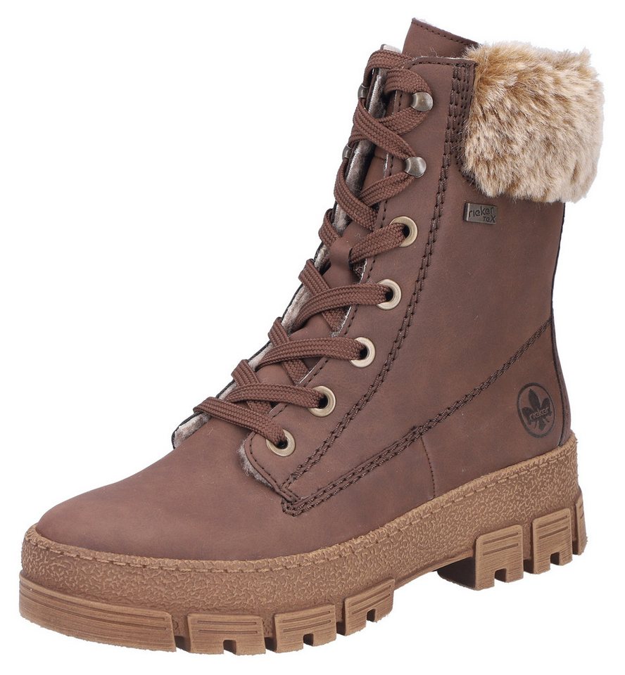 Rieker Winterstiefelette Winterboots, Plateauboots mit wasserabweisender riekerTEX-Membran