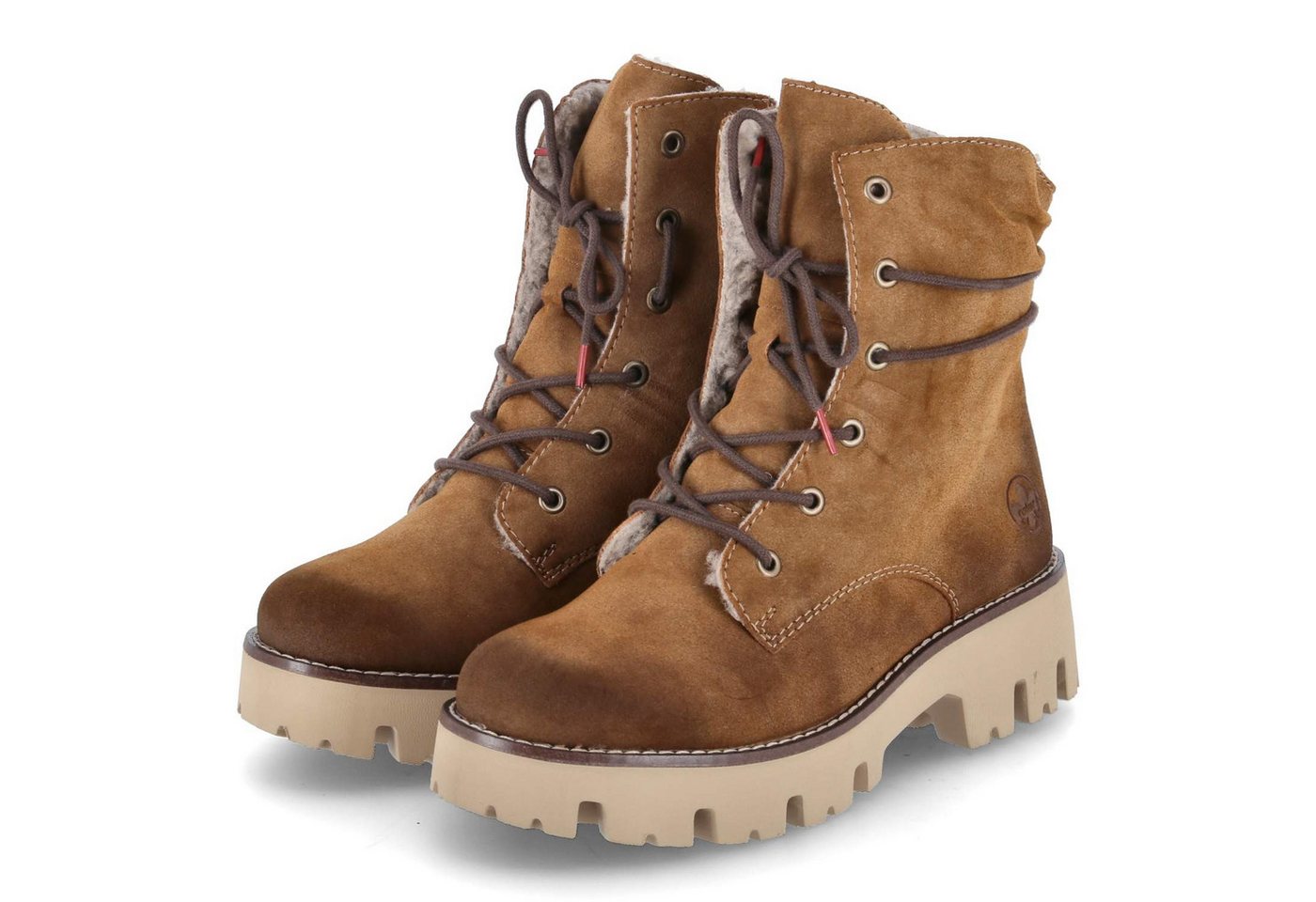 Rieker Y3329-24 Damen Kunstleder braun Winterstiefel
