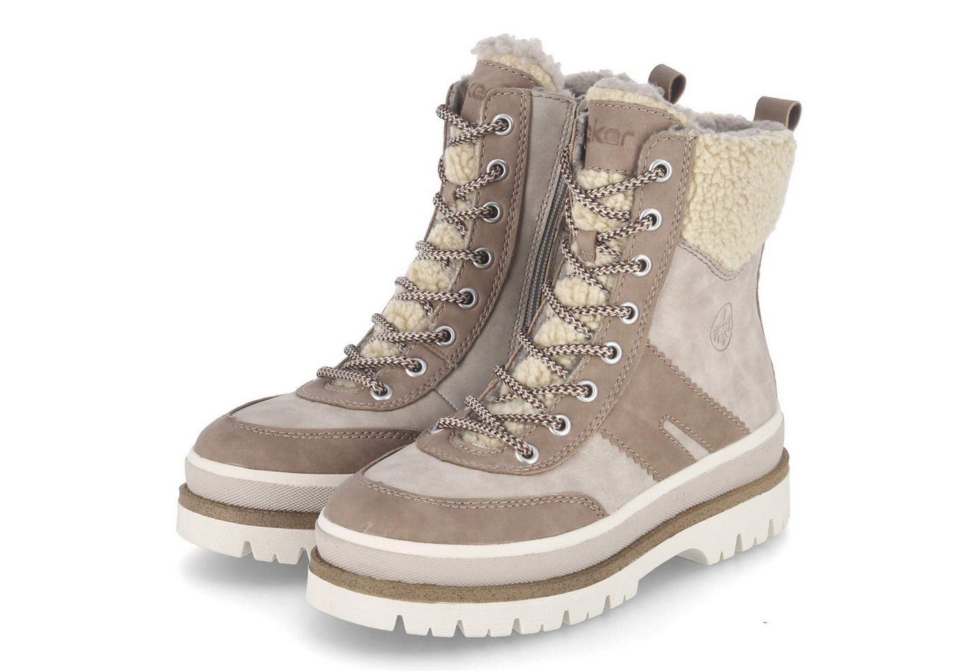 Rieker Y6230-62 Damen Textil & Synthetik beige Winterstiefel