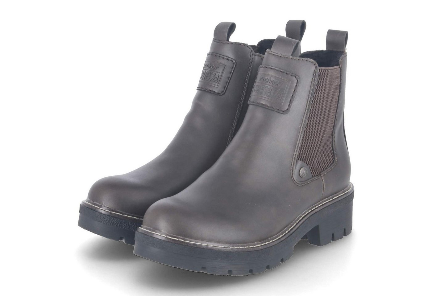 Rieker Y8150-25 Damen Kunstleder braun Winterstiefel