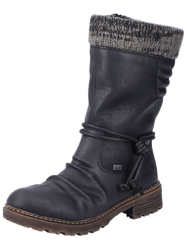 Rieker Stiefel Lederimitat/Textil Stiefel