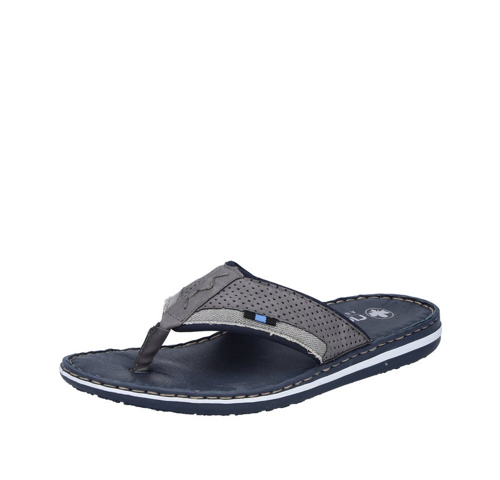 Rieker Zehentrenner Sommerschuh, Strandschuh mit weicher Leder-Innensohle