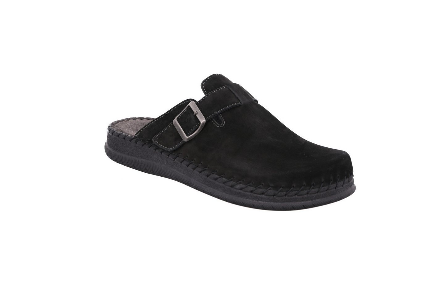 Rohde ALASSIO Clog Hausschuh, Sommerschuh mit aufwändiger Ziernaht