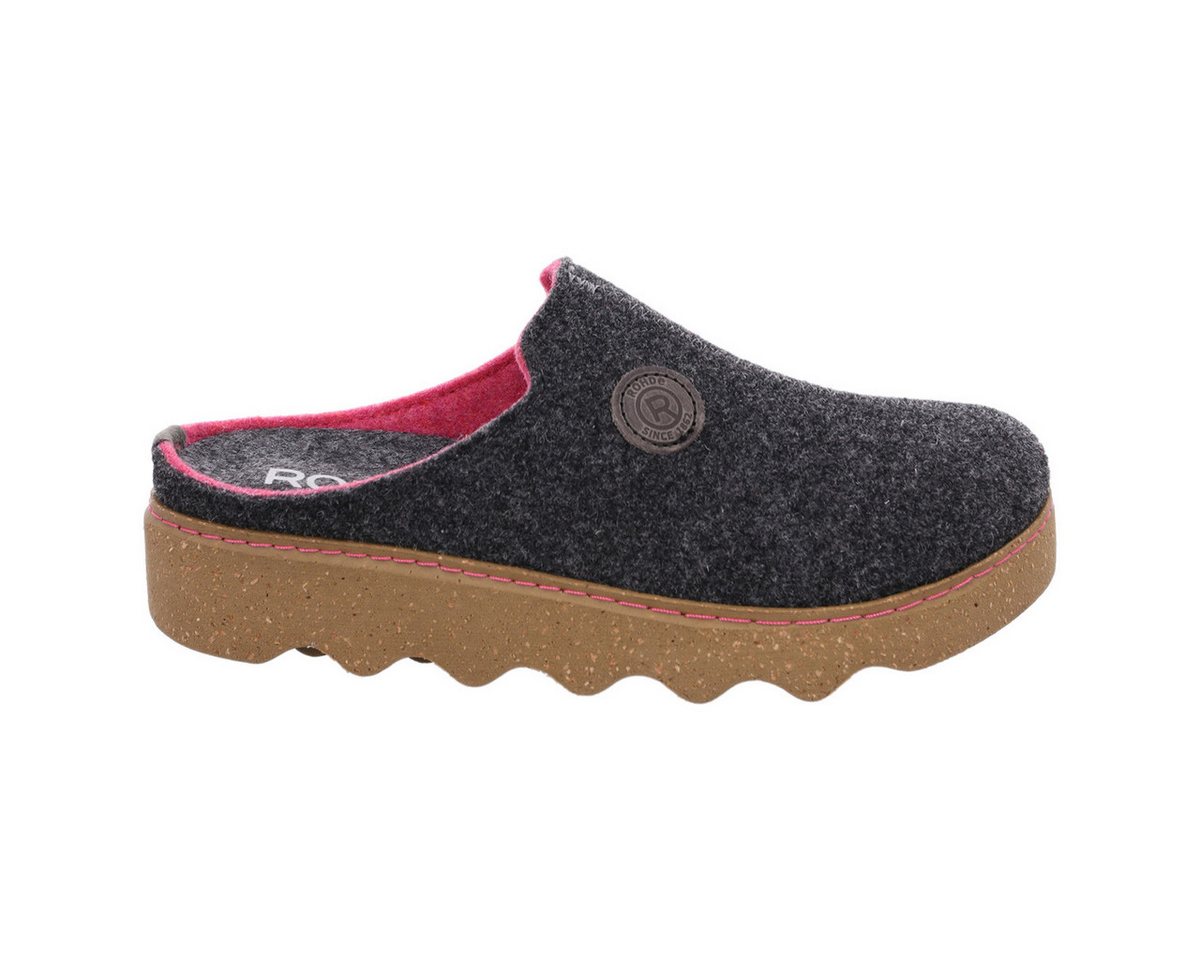 Rohde Foggia-D Clog (1-tlg) Clogs - Damenhausschuh in perfekter Passform, Sohle in Korkoptik