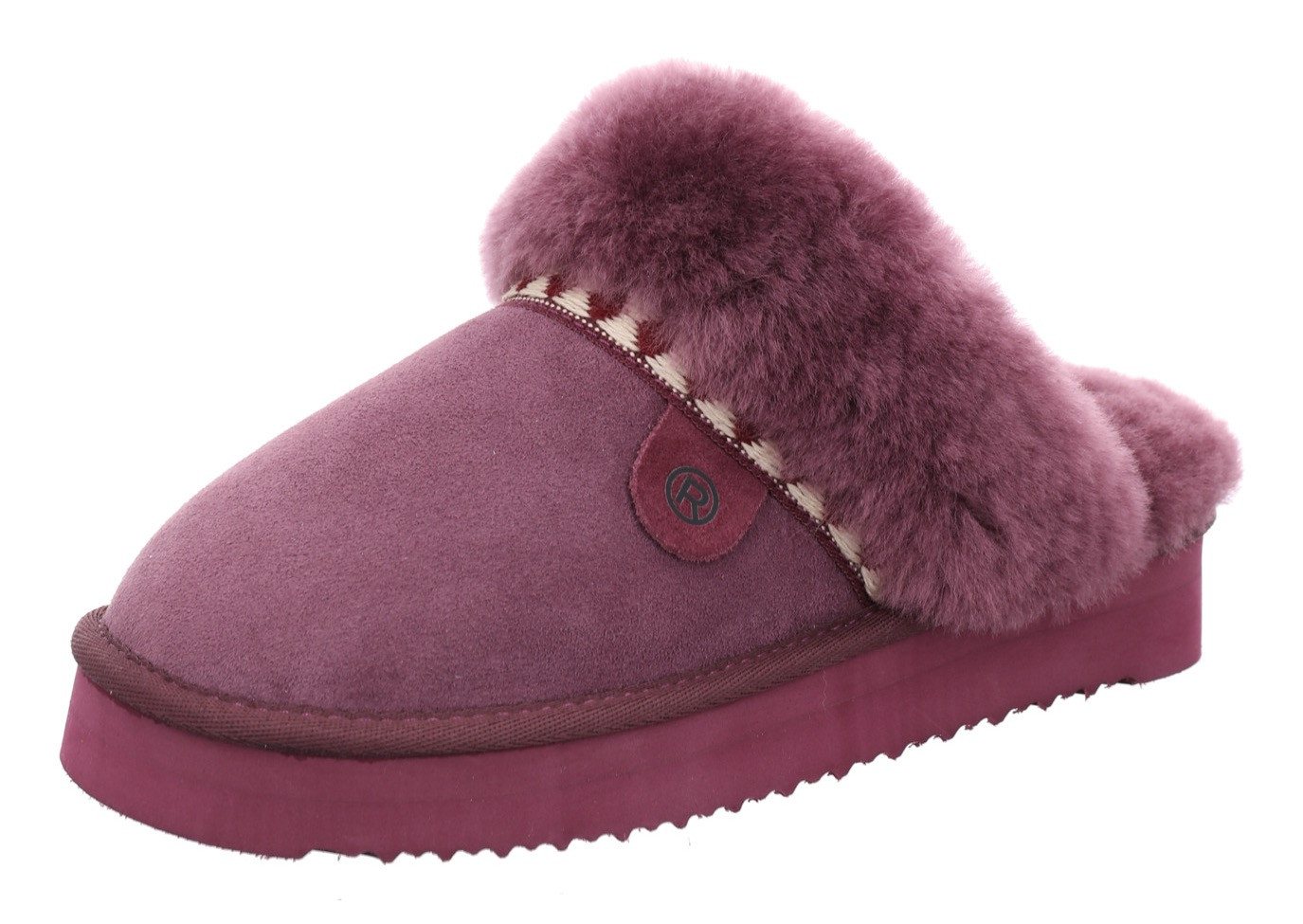 Rohde GENOVA Pantoffel Hausschuh, Schlappen, Clog, Plateausohle, zum Schlupfen