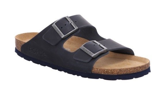 Rohde Grado Pantolette, Sommerschuh, Schlappen, Poolslides, ergonomisch geformtes Fußbett
