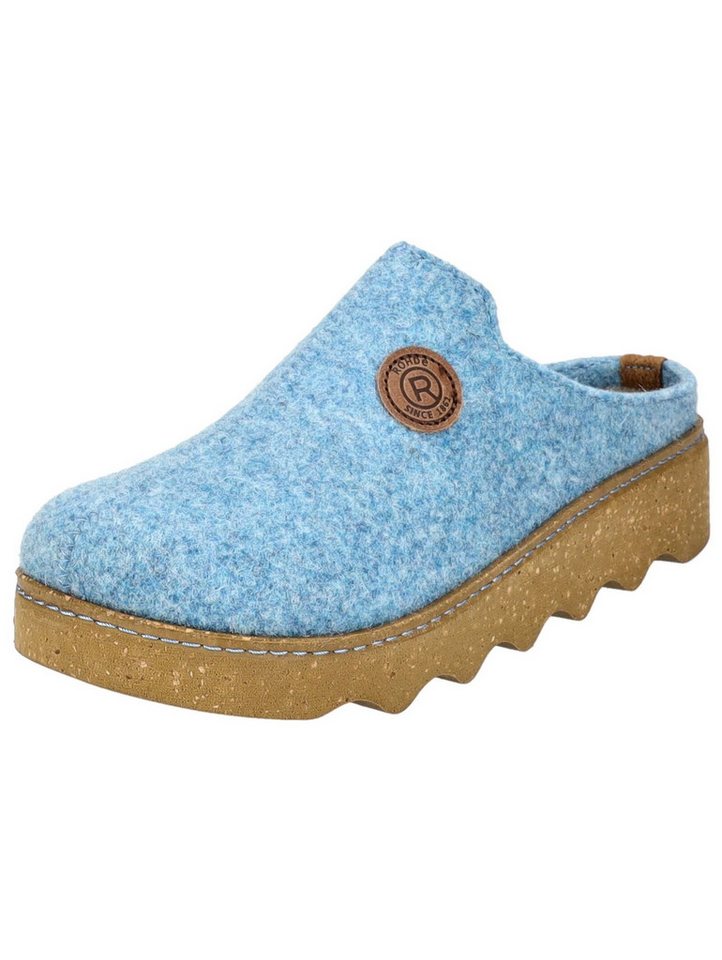 Rohde Hausschuhe Filz Hausschuh (blau)