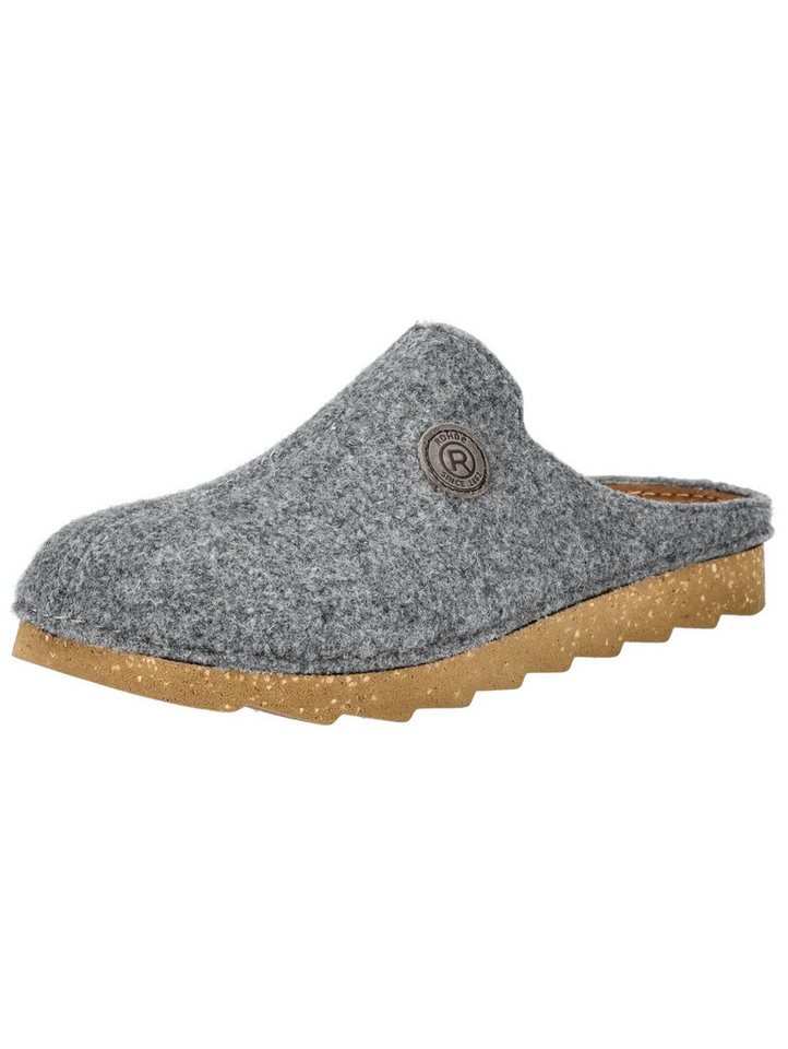 Rohde Hausschuhe Filz Hausschuh (grau)