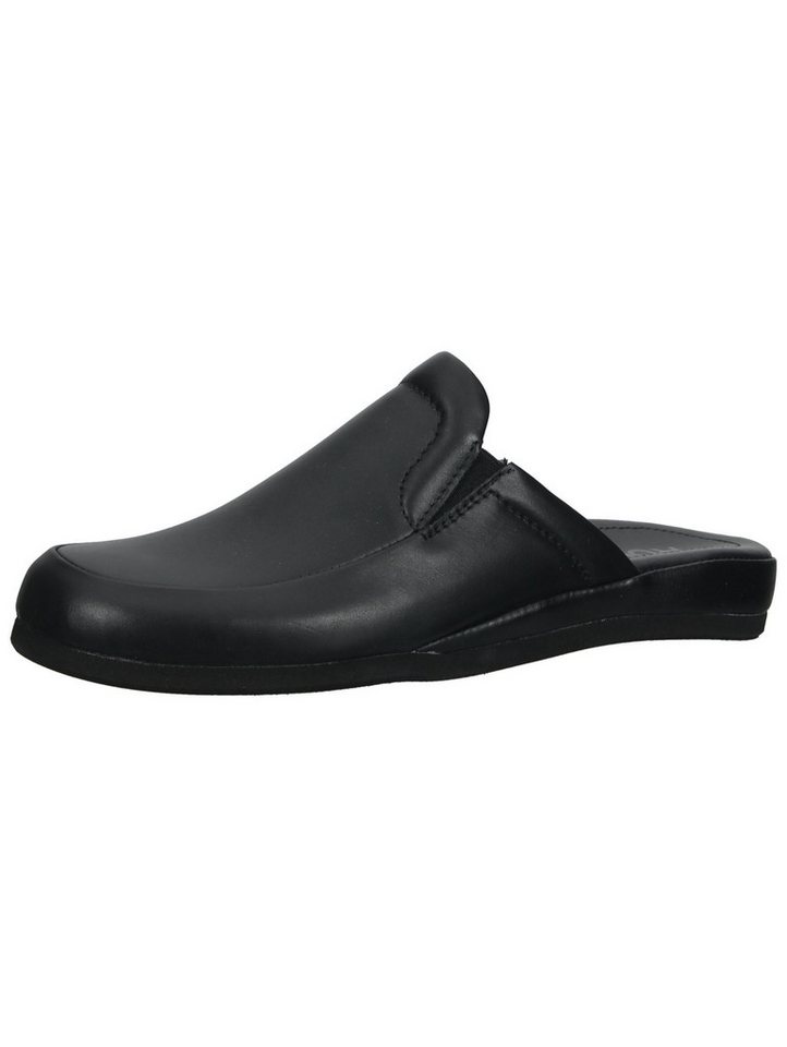 Rohde Hausschuhe Leder Hausschuh (schwarz)