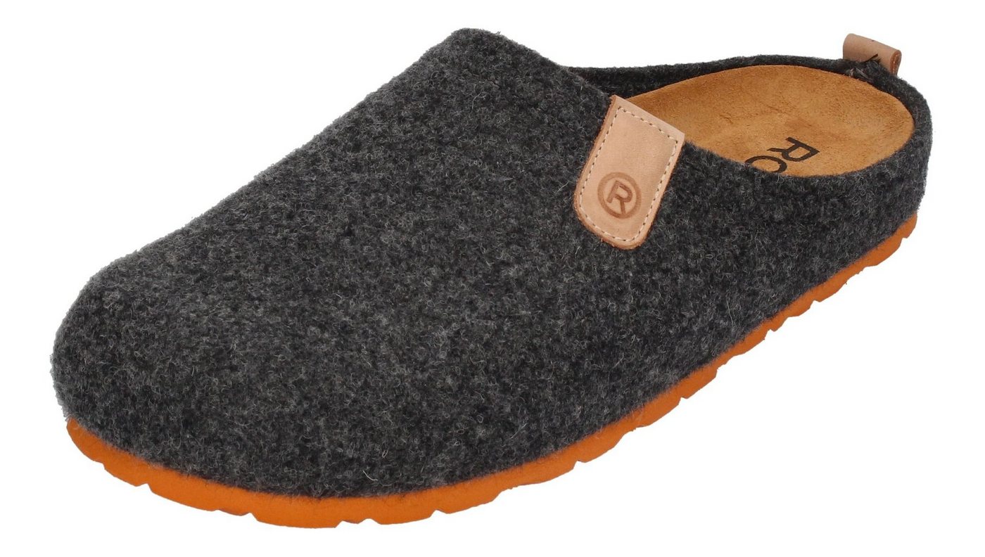 Rohde NAPOLI-H 6900-82 Hausschuh anthrazit