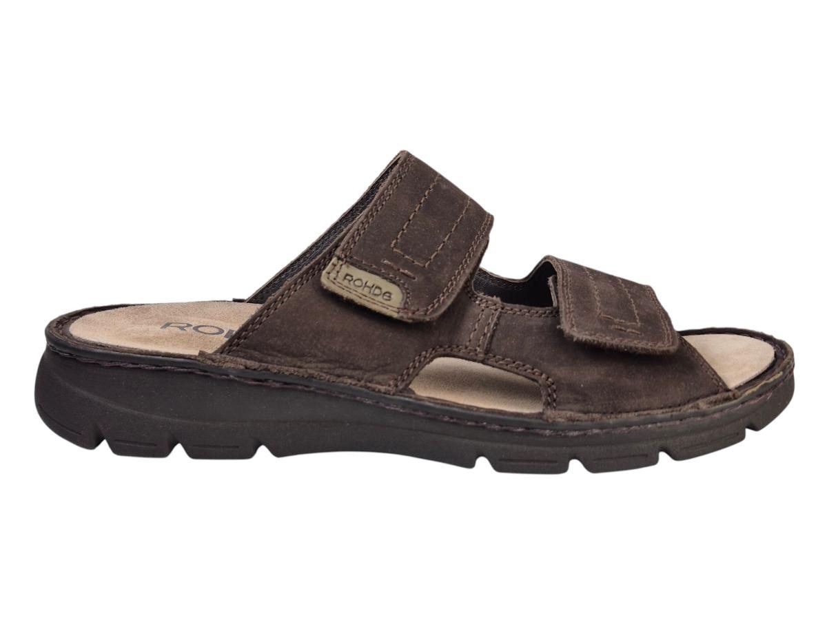 Rohde Nubuk espresso G Pantolette