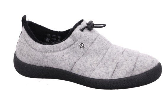 Rohde OLBIA Hausschuh, Homeslipper, Wohlfühlschuh mit Schnellverschluss (grau)