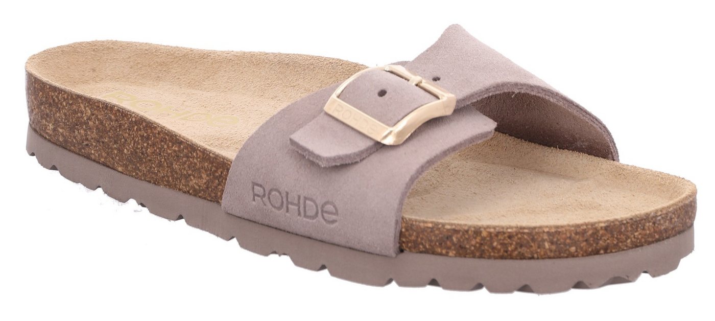 Rohde SUNNYS N°11 Pantolette Sommerschuh, Schlappen mit vorgeformtem Softfußbett