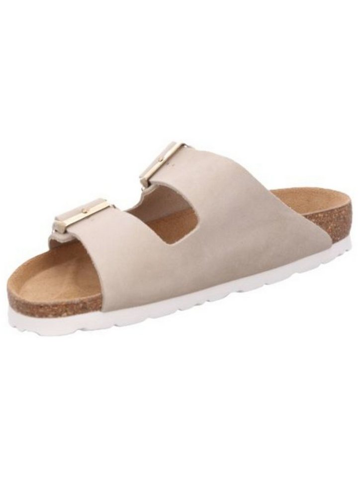 Rohde Pantoletten Veloursleder Pantolette (beige)
