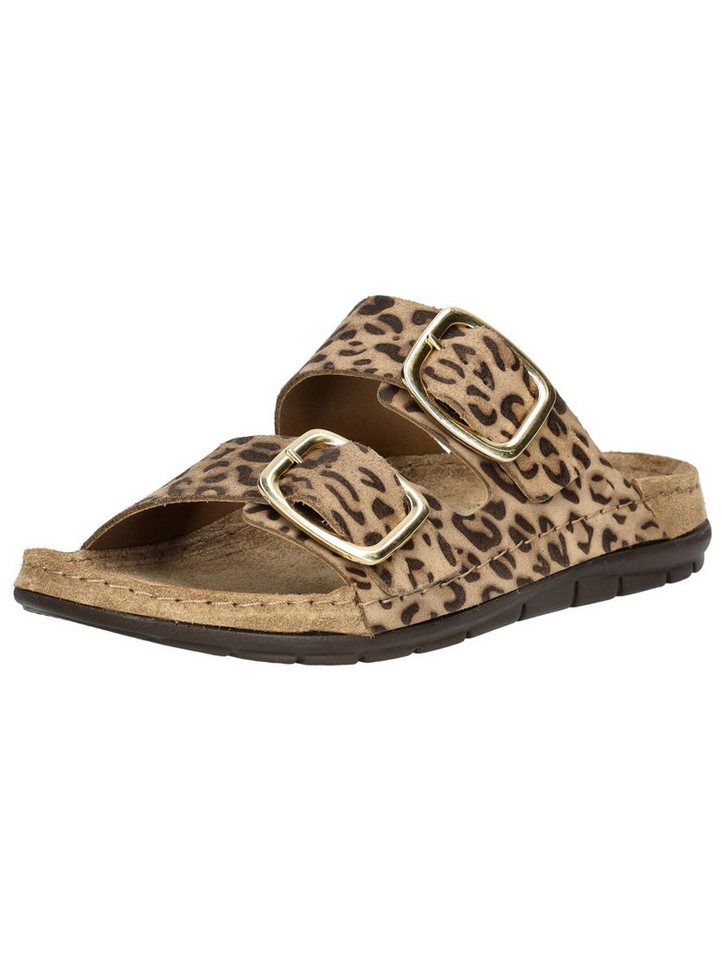Rohde Pantoletten Veloursleder Pantolette (braun)