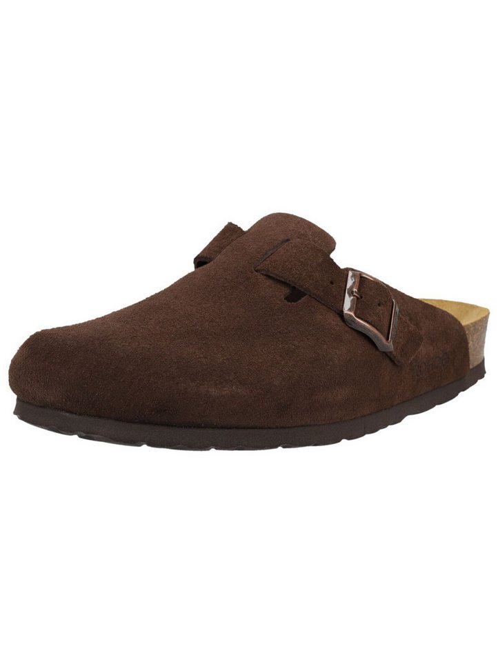 Rohde Pantoletten Veloursleder Pantolette (braun)