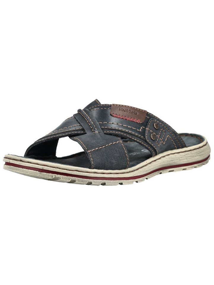 Rohde Pantoletten Veloursleder Pantolette (Ocean)