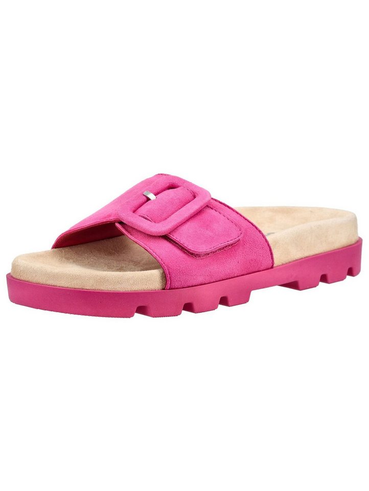 Rohde Pantoletten Veloursleder Pantolette (rosa)