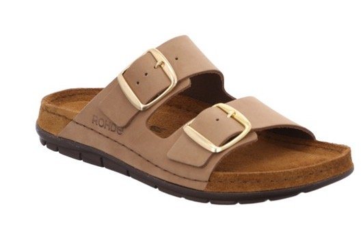 Rohde Rodigo-D Pantolette Sommerschuh, Schlappen, Hausschuh mit Schnallenverschlüsse