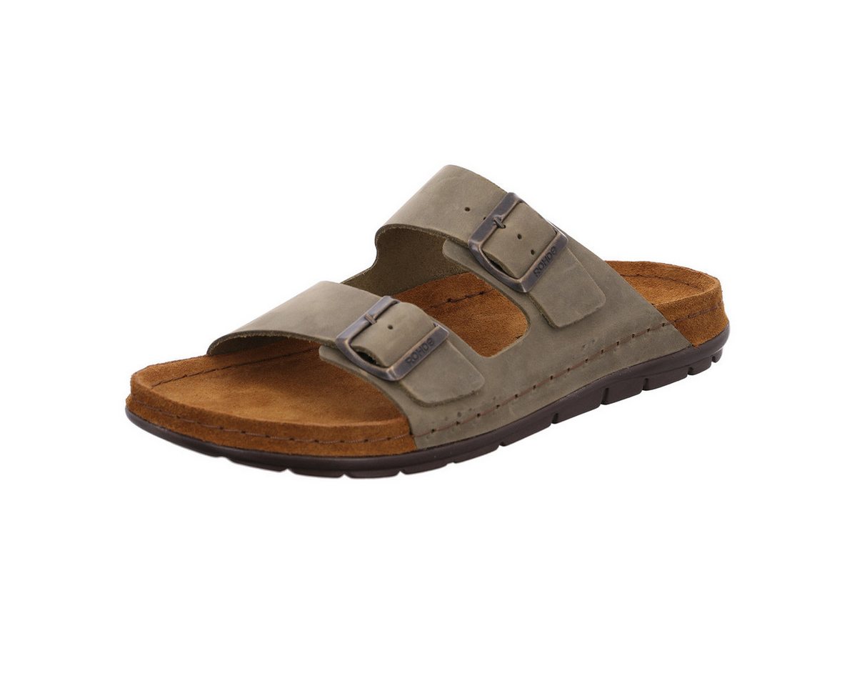 Rohde Rodigo Pantolette (1-tlg) Pantoletten - Aus hochwertigem Brushleder, Mit Memoryfußbett