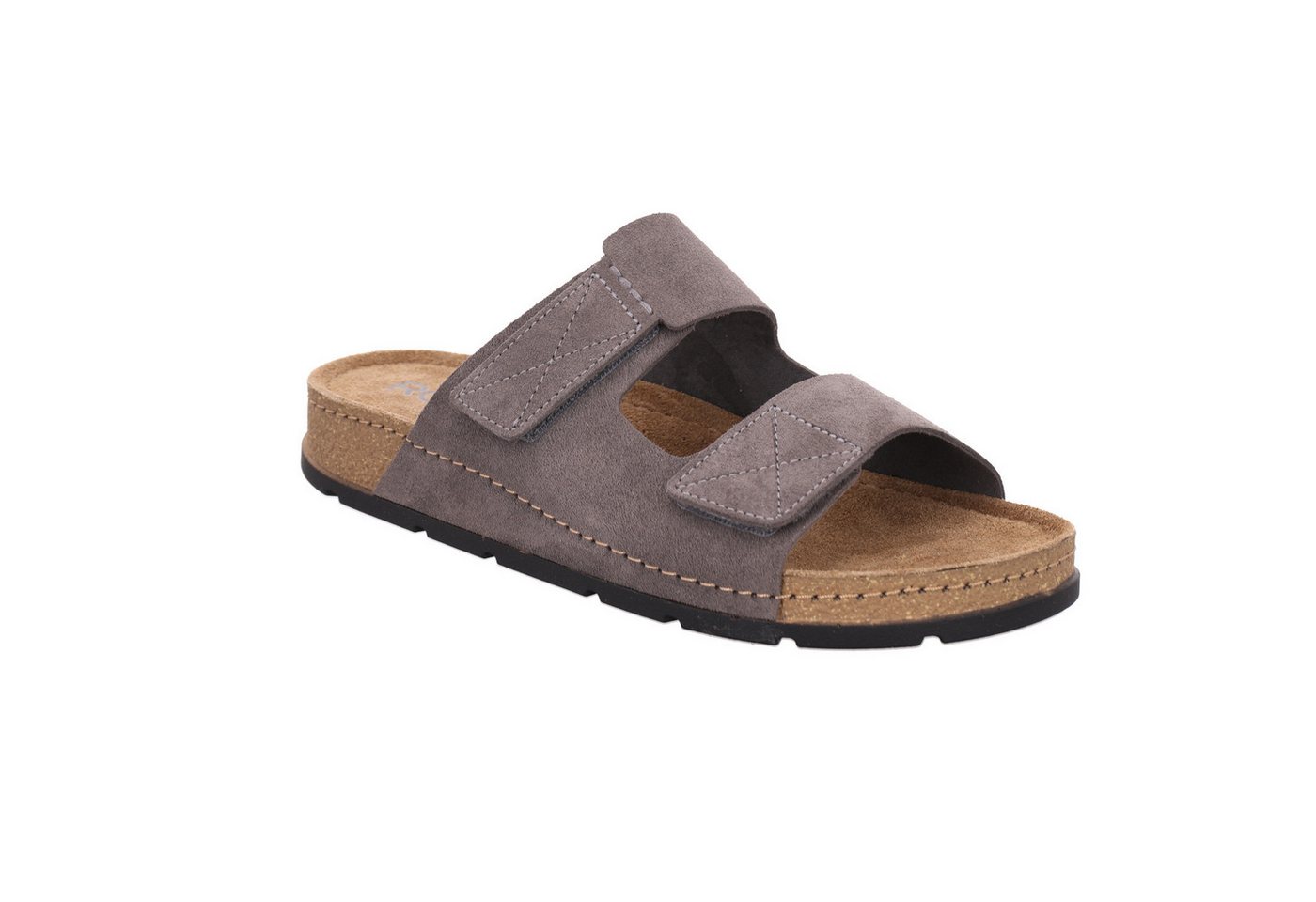 Rohde SOAVE Pantolette Sommerschuh, Hausschuh, Klettschuh mit Softfußbett