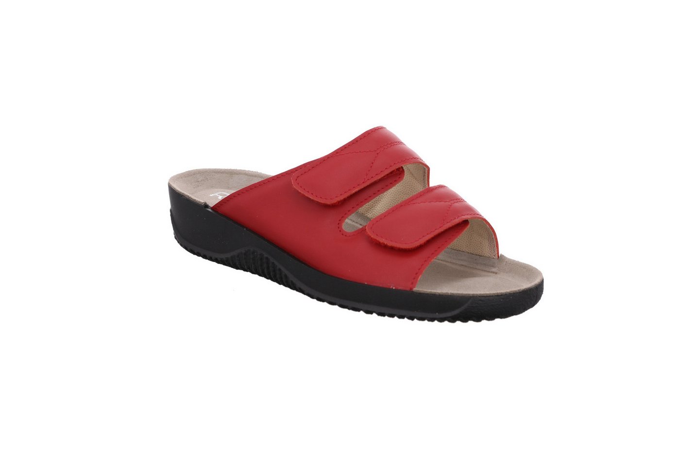 Rohde Soltau-40 Pantolette Komfortschuh, Klettschuh mit Keilabsatz