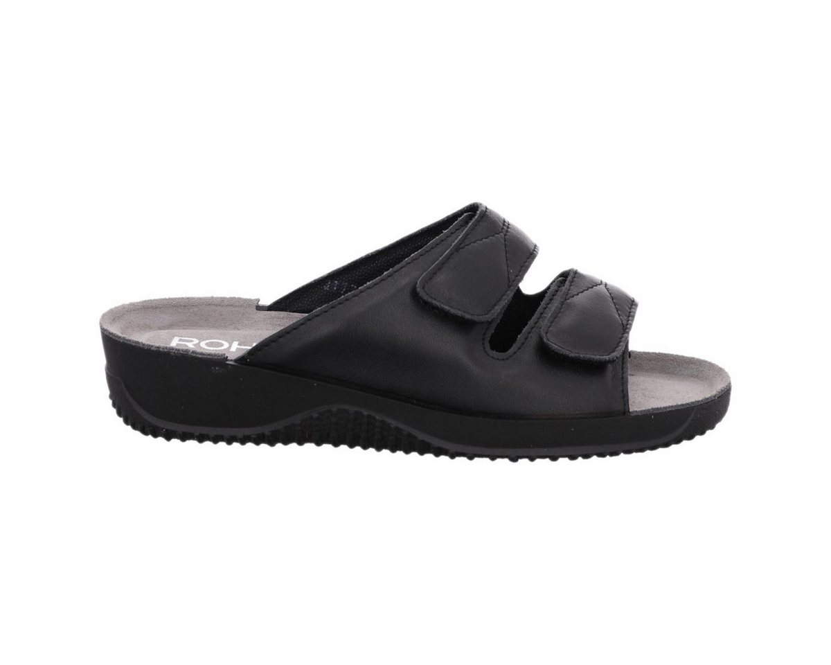 Rohde Soltau Pantolette (1-tlg) Pantoletten - Aerosoft-Laufsohle, Weiches Softnappa-Leder (schwarz)