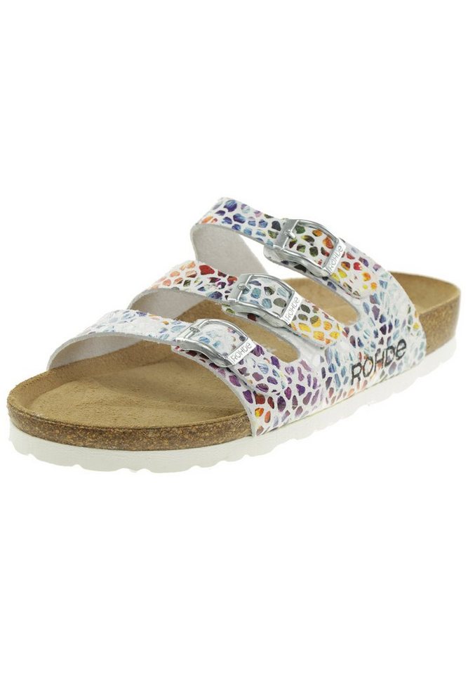 Rohde Sunnys N´13 Pantolette (bunt/weiß)