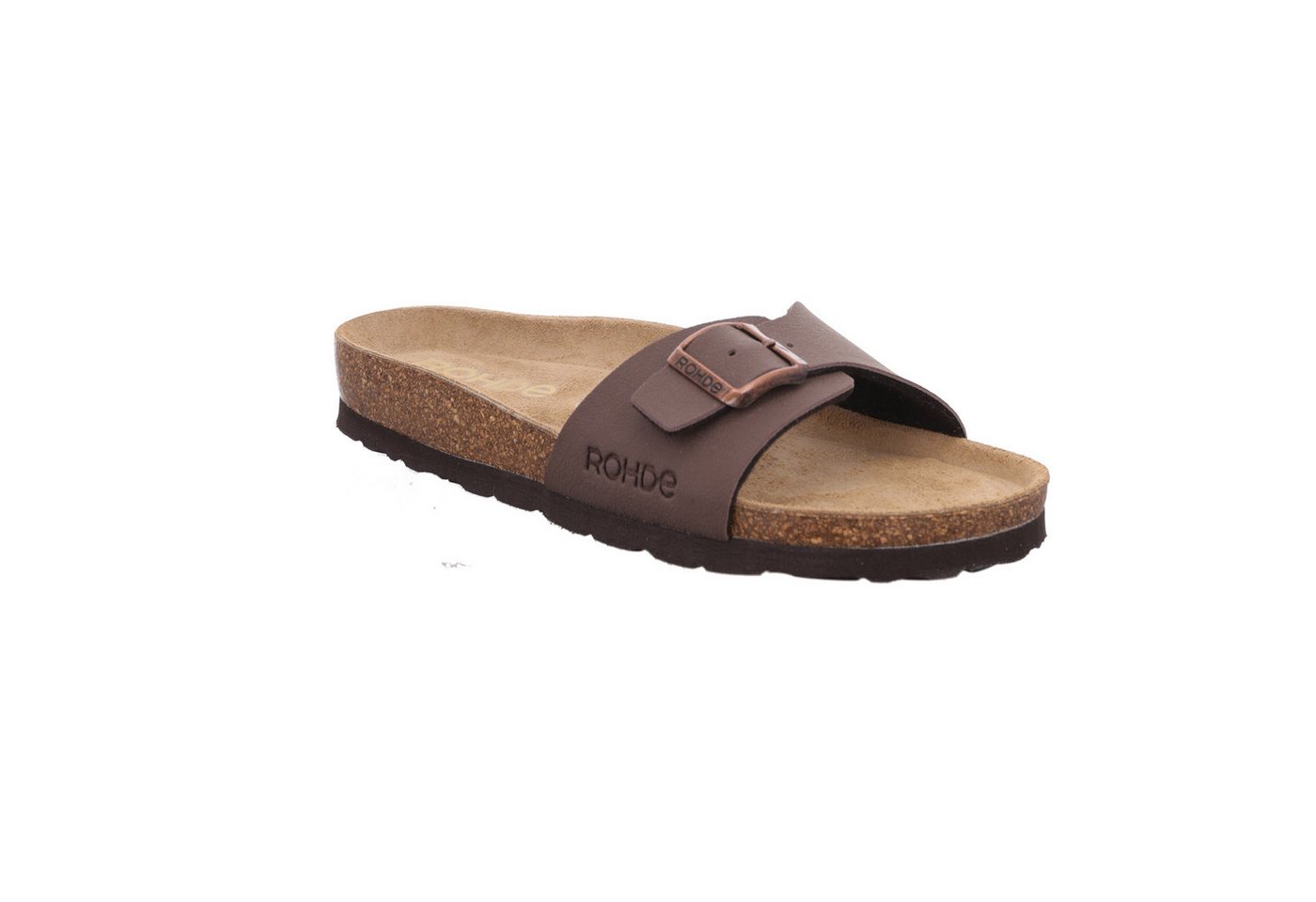 Rohde SUNNYS Pantolette Sommerschuh, Schlappen, Urlaubsschuh, Strandschuh mit Fußbett