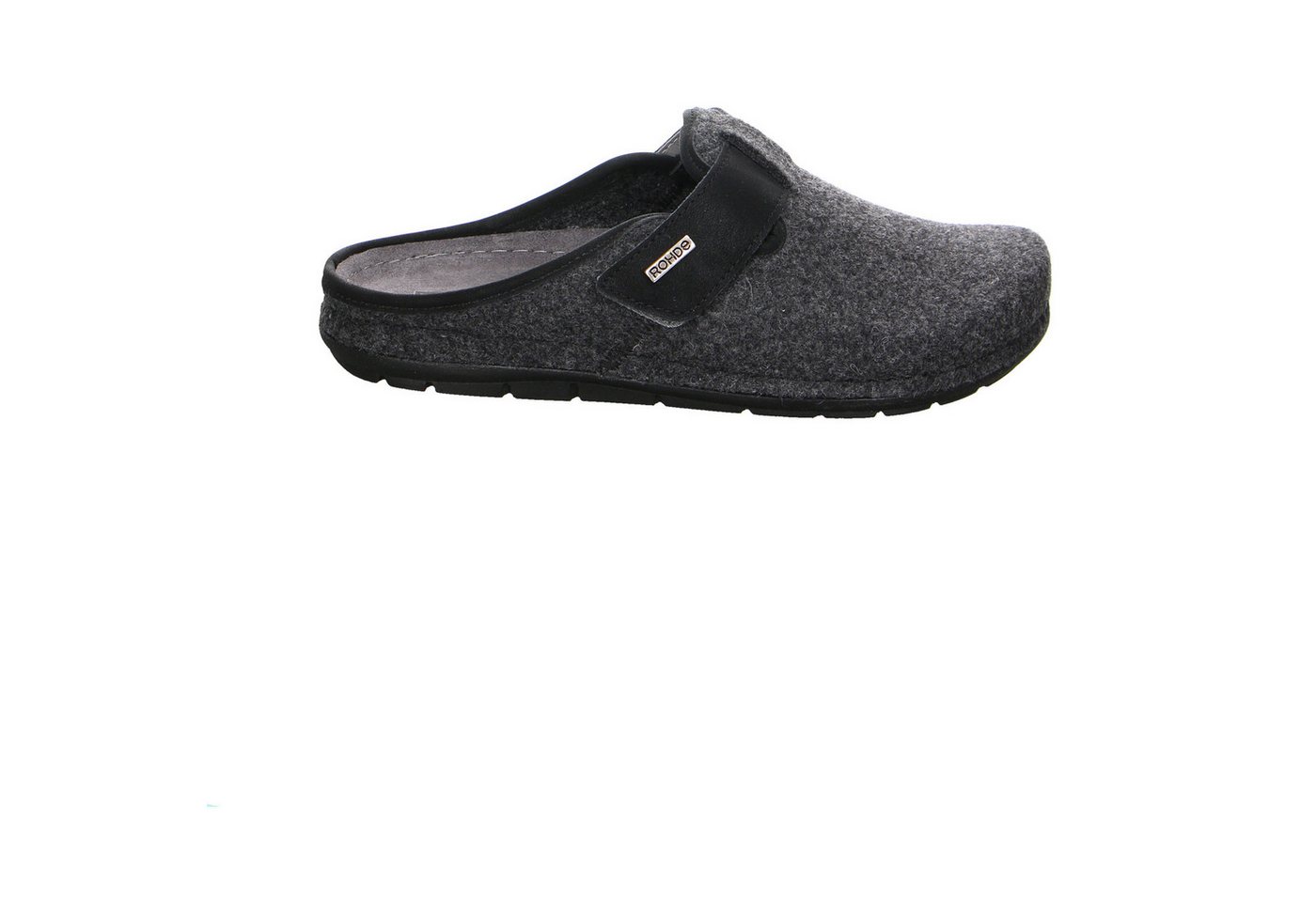 Rohde Synthetik Hausschuhe Winter schwarz Hausschuh
