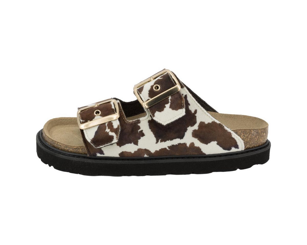 Rohde Tropea Pantolette (1-tlg) Pantoletten - Weiches Fußbett für Komfort, Modischer Print